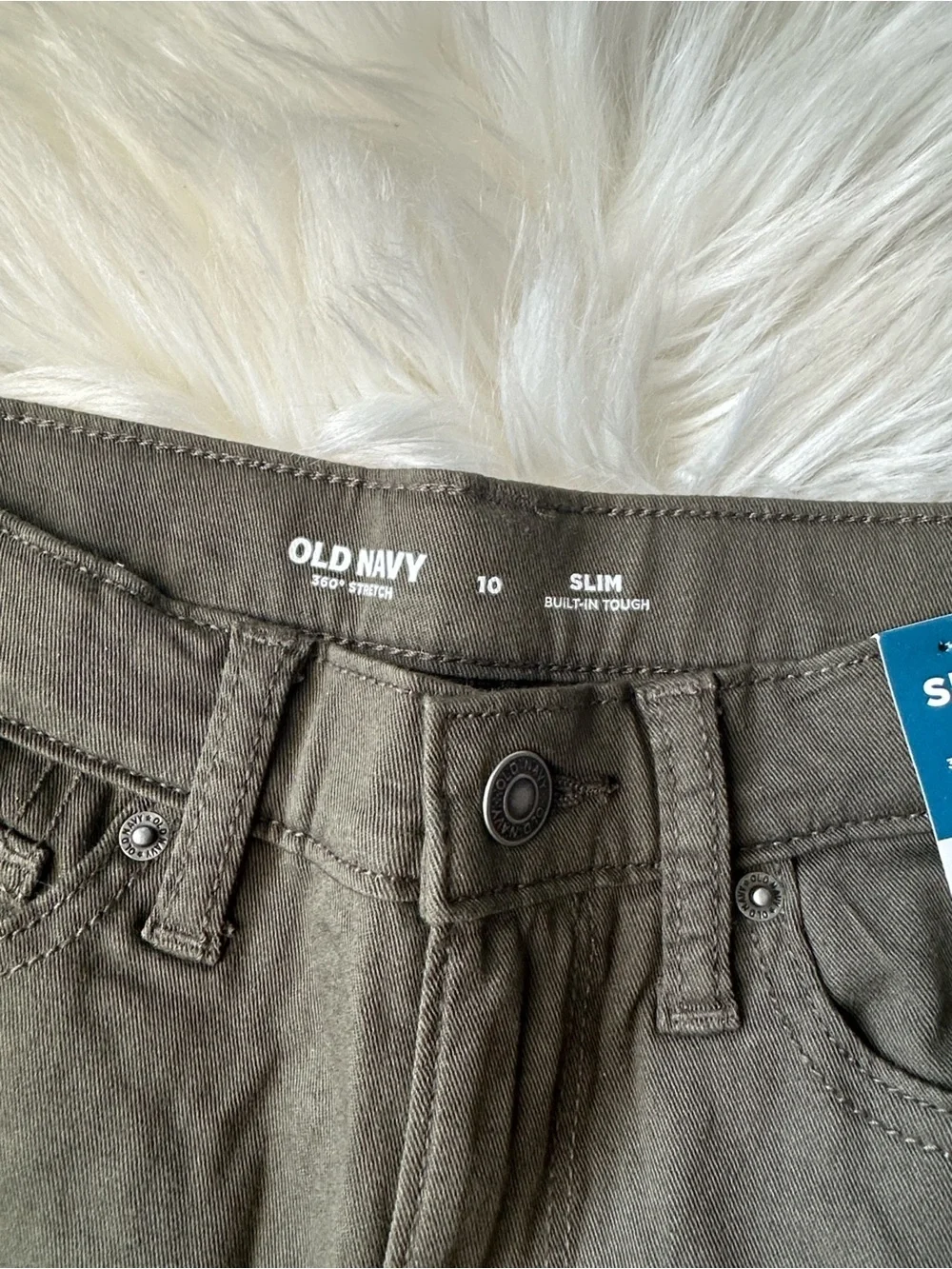 Brand New With Tags!Old Navy Boys Slim 360° Stretch Twill Pants